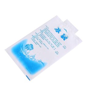 Ice Bag Ice Pack, 10Pcs Reusable Cold Gel Ice Pack for Sports Injury First Aid Insulated Shipping Container (Thickened 400ml)