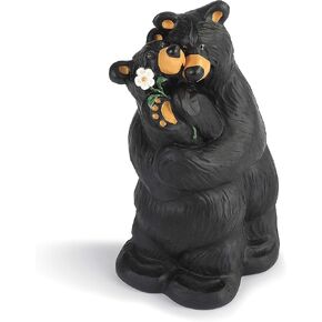 DEMDACO Bearfoots by Jeff Fleming Summer Love Couple Midnight Black 5 x 3 Resin Stone Collectible Figurine
