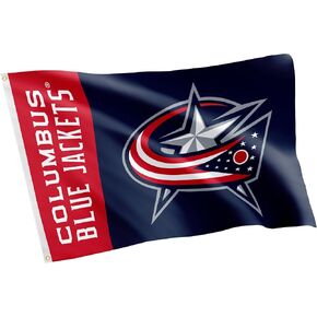 Desert Cactus Columbus Blue Jackets Flag NHL 100% Polyester Indoor Outdoor 3x5 feet National Hockey League Team Flags (Name Flag)