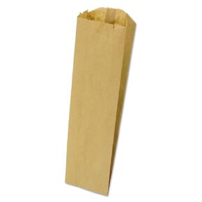 General LQPINT500 Pint Paper Liquor Bag, 35lb Kraft, Standard 3 3/4 x 2 1/4 x 11 1/4, 500 bags
