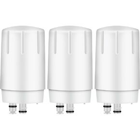 Replacement for Brita Faucet Filter, Faucet Water Filter Fits for All Brita Sink Faucet Filtration System, White, 3-Pack