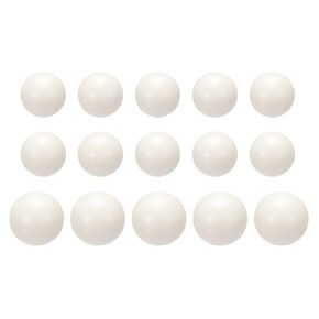 uxcell 3/4-inch, 1/2-inch PA Nylon Solid Plastic Balls, Precision Bearing Ball 30pcs