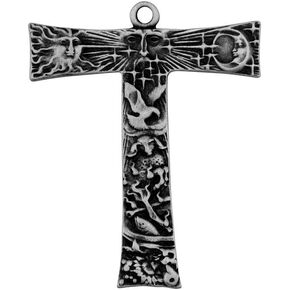 Glorieux Franciscan Tau Cross | Beautiful Unique Designs | 5 Styles | Comes in Gift Display Box (Tau Cross with Unique Designs (Laudato Si'))