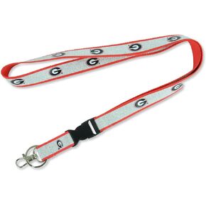Aminco NCAA Georgia Bulldogs Sparkle Lanyard
