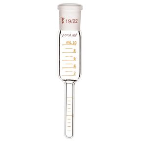 stonylab Glass Concentrator Tube, Borosilicate Glass 19/22 Graduated Kuderna-Danish Concentrator Tube for Laboratory Lab Supply