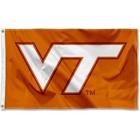 College Flags & Banners Co. Virginia Tech Hokies Burnt Orange Flag