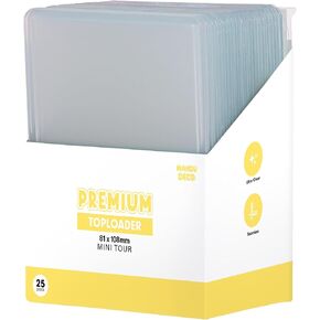 Toploaders for Kpop HYBE Mini Tour Photocards or Trading Cards, 3" x 4.25" (Pack of 25)