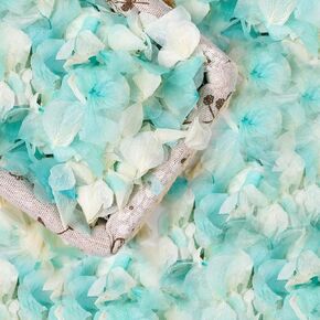 VAIPI 2000 Pieces Hydrangea Flower Petals 1.41 oz Blue White Real Nature Dried Flower Petal for Weddings, Party Flower Confetti, Valentine's Day, Flower Girl Baskets, Romantic Night, Proposal Decor