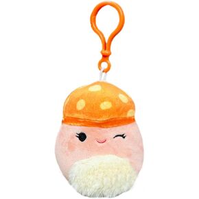 Squishmallow Official Kellytoy Food Squad Dessert Collectible Pillow Soft Animal Collection (Alba Orange Mushroom, 3.5 Inch Clip)