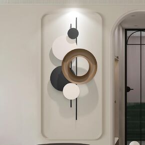 KEQAM Large Metal Wall Art,Modern Metal Wall Decor 3D Wall Sculptures Handmade Wall Hanging Wall Decoration for Living Room/Dinning Room/Bedroom/Entryway/Hallways/Fireplaces