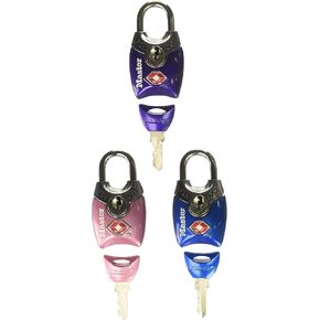 Master Lock 4689Q TSA Accepted Padlocks, Colors May Vary, 4 Each Pack Contains 4 Locks