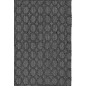 Garland Rug Garden Trellis 9 ft. x 12 ft. Indoor/Outdoor Area Rug Heather Gray