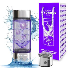 Hydrogen Water Bottle - 2024 Hydrogen Water Bottle Generator with SPE/PEM Technology - 420ml Hydrogen Water Ionizer, Hydrogen Water Machine Improve Water in 3 Minutes for Home, Gym, Office. Daily Use