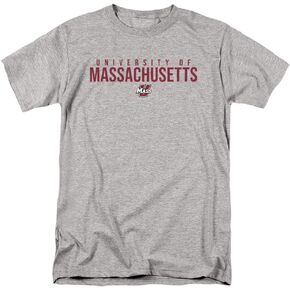 University of Massachusetts Official Stacked Unisex Adult T Shirt
