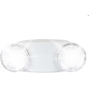 ضوء طوارئ LED، مصابيح طوارئ تجارية قابلة للتعديل برأسين، تركيبات إضاءة خروج سلكية، مقبس 200 لومن في لمبة LED لحالات الطوارئ في المنزل والأعمال in Kuwait