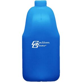 Gallon Gear HALF-GALLON LARGE WATER BOTTLE | BPA-FREE PLASTIC | REUSABLE WATER JUG | HYDRATION WATER BOTTLE FOR MEN & WOMEN | GYM, SPORTS, TRAINING & FITNESS (WHITE)