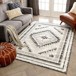 Well Woven Malfi Pisa Aztec Tribal Southwestern Grey