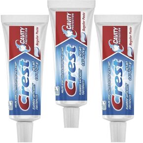 Travel Size Crest Toothpaste Bulk Amenities and Toiletries for Hotel, Vacation Rental and Airbnb 25 Pack, 0.85 fl oz Tubes