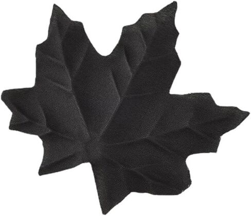 50 قطعة من أوراق القيقب الصناعية السوداء من VASANA لأوراق الخريف المزيفة لتزيين الطاولة المركزية لحفلات الزفاف وعيد الشكر وديكور الهالوين in Kuwait