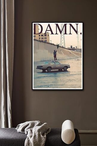 kendrick Lamar Poster Music Canvas Print Poster Wall Art Bedroom Decor Room Decor Gift Unframe 12x16inch (30x40cm) in Saudi Arabia