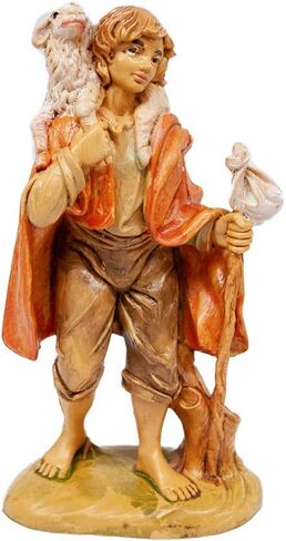 Venerare Shepard Boy Nativity Figurine | 5 Inch Collection | Hand Made in Italy in Saudi Arabia