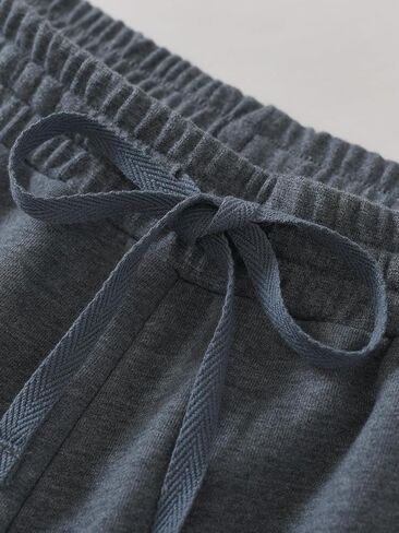 Weintee Women's Wide Leg Cotton Sweatpants with Pockets in Kuwait