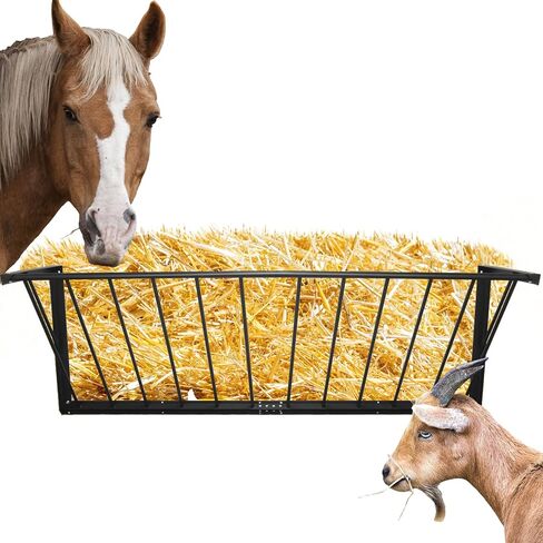 Goat and Horse Hay Feeder 31.5 x 15.5 x 22.5 in,24 Gallon Capacity Hay Feeder Goat Feeders Hanging in Saudi Arabia
