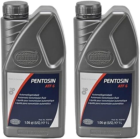 Pentosin 1058207 ATF 6 سائل ناقل الحركة الأوتوماتيكي طويل العمر لمجموعة مختارة من أستون مارتن، أودي، بنتلي، جاكوار، لاند روفر، مازيراتي، رولز رويس - إبريق سعة 5 لتر in Kuwait