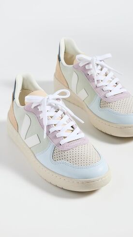 Veja women V-10 sneakers extra white - black 6 US in Saudi Arabia