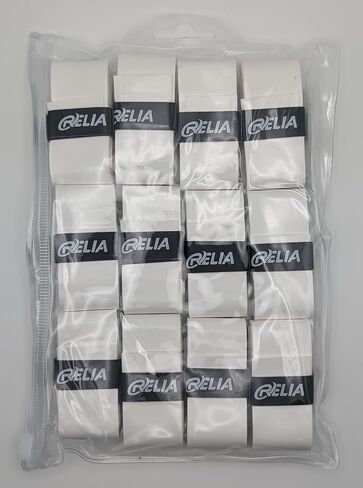 Relia ProTac Pickleball Overgrip - Perfect Tackiness for Pickleball Paddle Grip, Nonslip, Moisture Repelling, Thin & Comfortable, Extremely Durable, Easy to Apply, Pack of 3, or 12 in Saudi Arabia