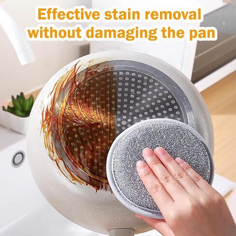 5PCS Sponges Kitchen, Multi-Purpose Dish Sponge Non-Scratch Dishwashing Sponges Kitchen Scrub Sponges, Reusable Sponges for Dishes, Pots and Pans in Saudi Arabia