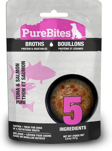 PureBites Chicken & Beef Broths for Dogs, only 5 Ingredients, case of 18 in Saudi Arabia
