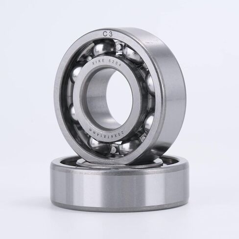 XiKe 2 PCS 6208-OPEN Deep Groove Ball Bearing, 40x80x18mm(ID x OD x Width), C3 Open Type Chrome Steel. in Saudi Arabia