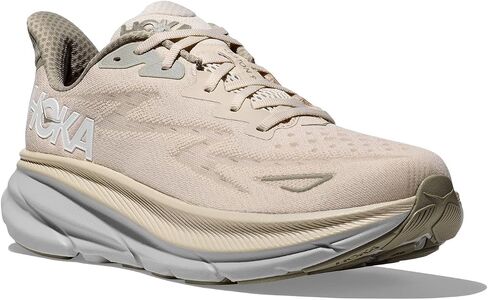 حذاء رياضي رجالي من Hoka Clifton 9، حليب الشوفان/الشعير، 10.5 in Saudi Arabia