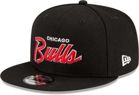 New Era 950 Snap NBA Script Up '9981' Hat - Chicago Bulls/Black in Saudi Arabia