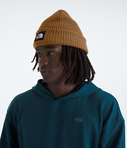 THE NORTH FACE Salty Dog Lined Beanie, Utility Brown, One Size Regular in Saudi Arabia