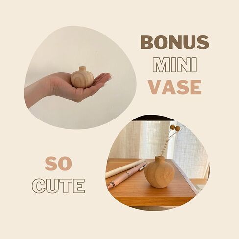 Wooden Vases for Home Decor, Rustic Vases for Flowers, Wooden Vase, Wood Vases for Flowers, Wooden Decor, Rustic Vase for Farmhouse Table Decor, Rustic Decor, 8 Inch Wood Vase in Saudi Arabia