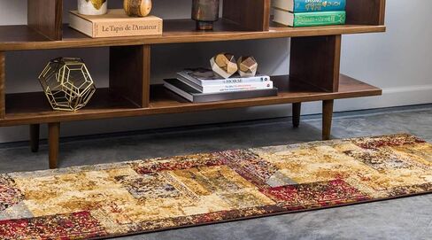 سجادة منطقة Loom Barista Collection الفريدة - أروشا (مفرش مقاس 2' 2'' x 6' 1 بوصة، بيج/أسود) in Saudi Arabia