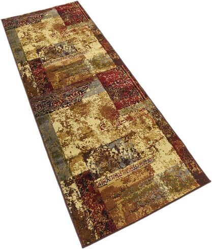 سجادة منطقة Loom Barista Collection الفريدة - أروشا (مفرش مقاس 2' 2'' x 6' 1 بوصة، بيج/أسود) in Saudi Arabia
