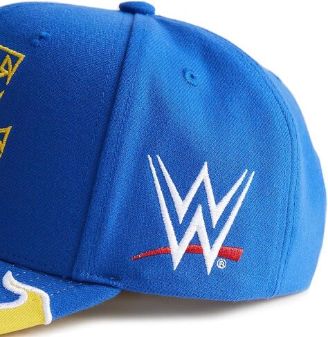 قبعة Mitchell & Ness WWE Jake The Snake Roberts Crown Jewels Pro Snapback، قبعة قابلة للتعديل باللون الأزرق in Saudi Arabia