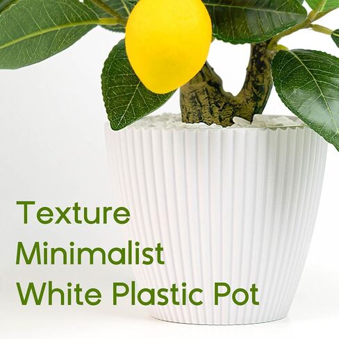 Epicpetal Fake Lemon Tree Decor, Fake Plants in Pot for Table Centerpieces Fake Lemons for Home Kitchen Decor Artificial Plants Indoor Faux Bathroom Décor (Lemon) in Saudi Arabia
