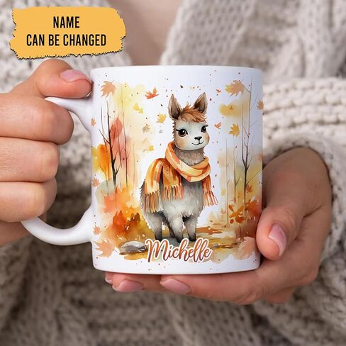 Hyturtle Fall Highland Cow Maple Leaves Coffee Mug - Birthday Gifts For Cow Lovers - Fall Autumn Decor Gifts For Farmhouse Thanksgiving - Highland Cow Gifts - 11oz White Ceramic Coffee Tea Mug in Saudi Arabia