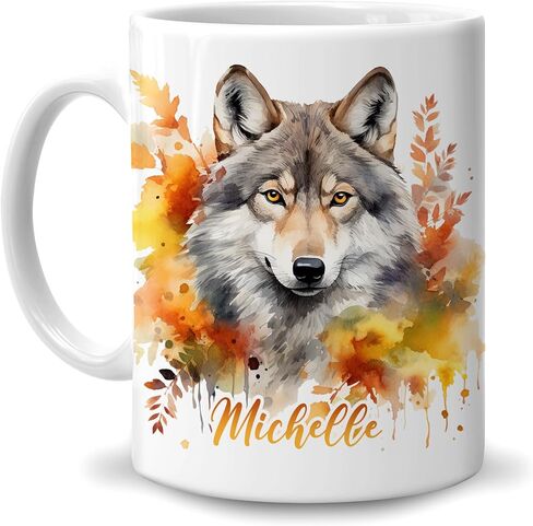 Hyturtle Fall Highland Cow Maple Leaves Coffee Mug - Birthday Gifts For Cow Lovers - Fall Autumn Decor Gifts For Farmhouse Thanksgiving - Highland Cow Gifts - 11oz White Ceramic Coffee Tea Mug in Saudi Arabia