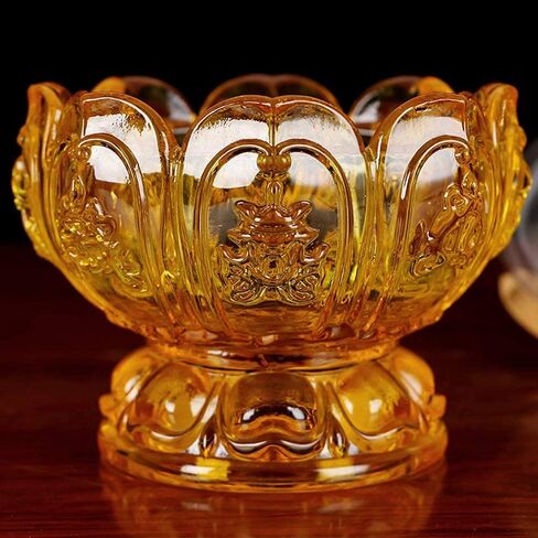 Crystal Glass Oil Lamp, Old Antique Oil Lamps for Indoor Use Vintage Glass Kerosene Lamp Lotus Buddha Lamp for Tabletop Decor Oil Lantern Emergency Lighting Hurricane Lamp in Saudi Arabia