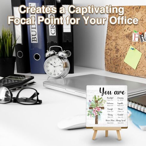 Inspirational Gifts for Women Friends, Self Love Motivational Gift, Love Quotes Wooden Plaque with Easel for Home Office Desk Decor - C12 in Saudi Arabia