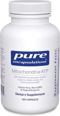 مغلفات نقية Mitochondria-ATP - دعم الميتوكوندريا - مساعد إنتاج ATP * - مع فيتامين C وفيتامين E والثيامين - دعم مضاد للأكسدة - 120 كبسولة in Saudi Arabia