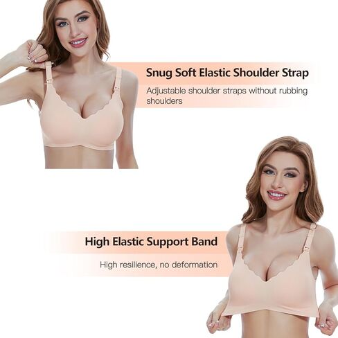 Nursing Bras for Breastfeeding Seamless Maternity Bra Ultra Comfort Pregnancy Sleep Bralette for Women in Saudi Arabia