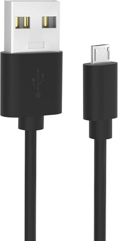 Micro USB Cable 3ft Charging Cord 1Pack Bulk Black,Fast Charging Cable, High Speed Data Transfer Cable, Android Phone Cable for Samsung Galaxy S7 Edge S6 S5 and More in Saudi Arabia