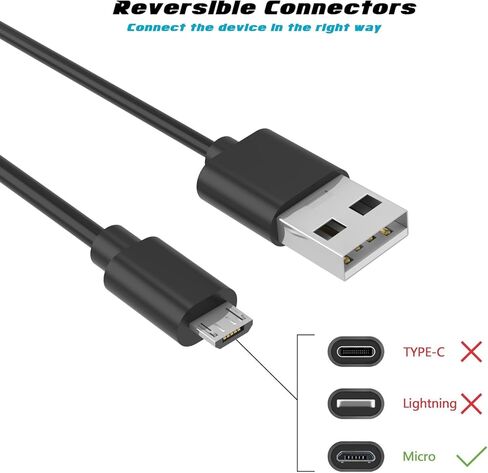 Micro USB Cable 3ft Charging Cord 1Pack Bulk Black,Fast Charging Cable, High Speed Data Transfer Cable, Android Phone Cable for Samsung Galaxy S7 Edge S6 S5 and More in Saudi Arabia