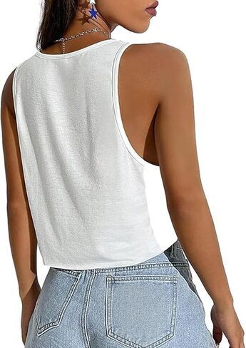 Nashville Music Crop Tops for Women Sexy Country Music Crop Shirt Tops Vintage Guitar Wings Graphic Tank Tops in Saudi Arabia